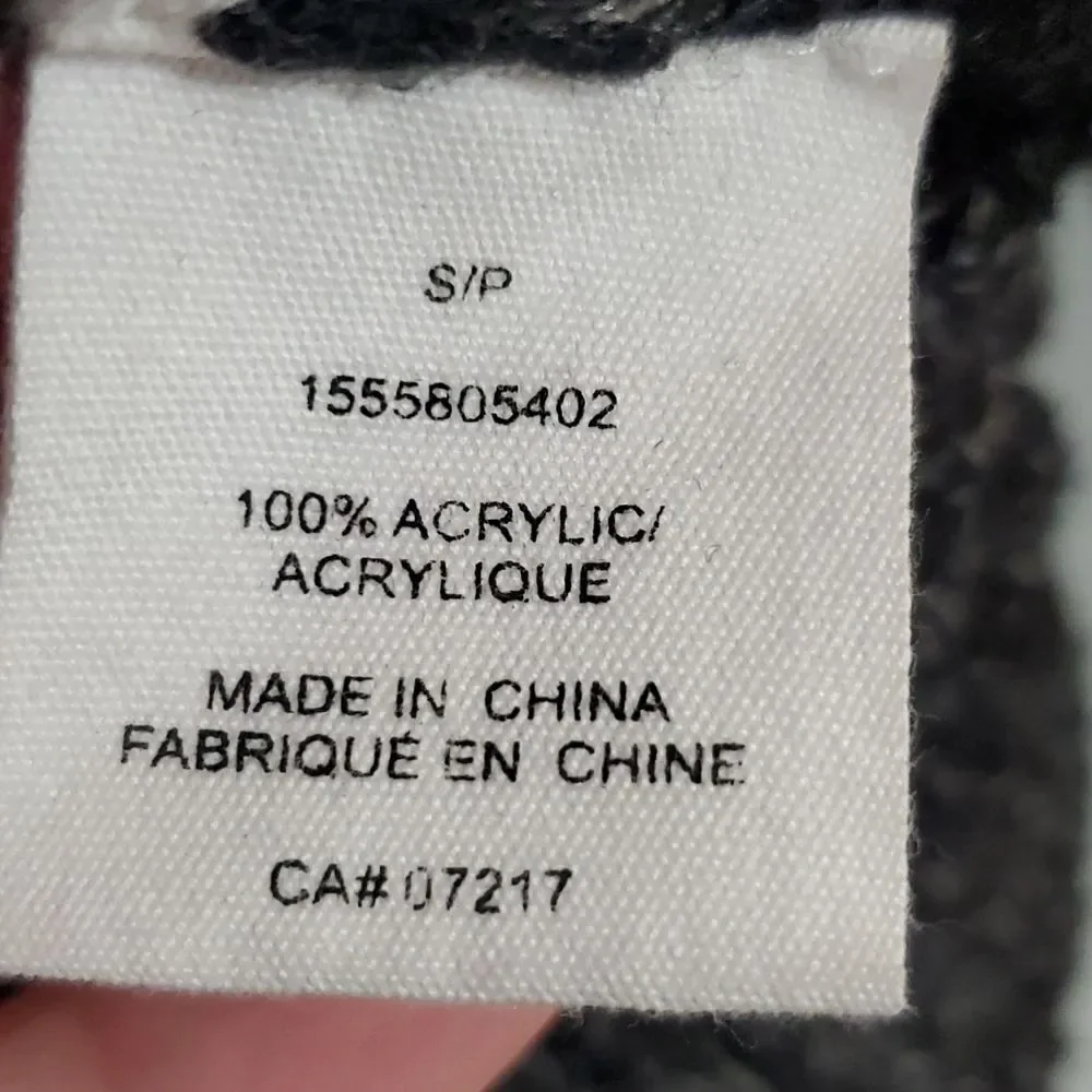 Warehouse One black and white small zip up cardigan - Picture 7 of 7
